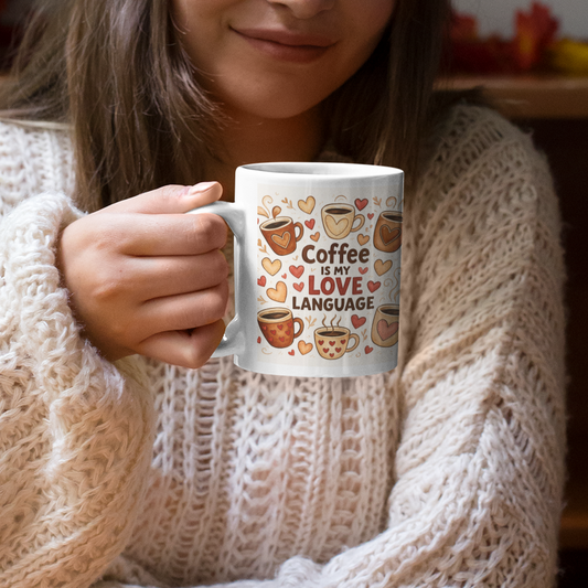 Coffee Is My Love Language Mug