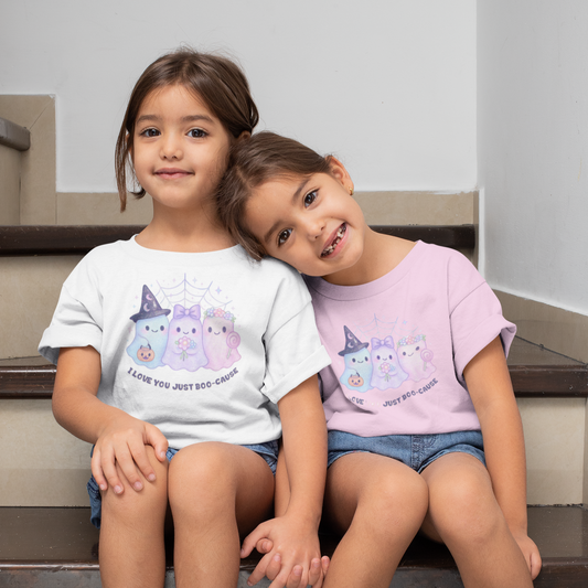 Cute Halloween Ghosts Toddler T-shirt